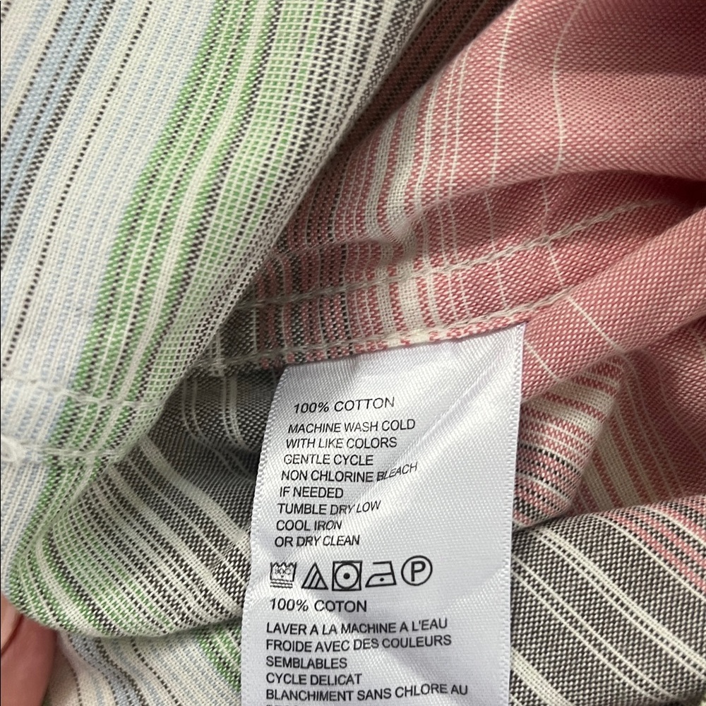 Tommy Bahama Multicolor Striped Men's Shirt Large - Picture 11 of 12